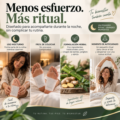 Parches Kinoki I Detox y Desinflamatorio I Compra 1 y Lleva 1 GRATIS