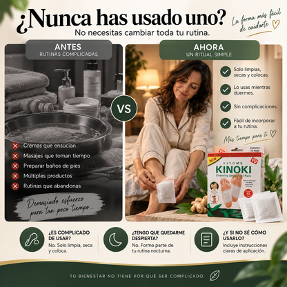 Parches Kinoki I Detox y Desinflamatorio I Compra 1 y Lleva 1 GRATIS