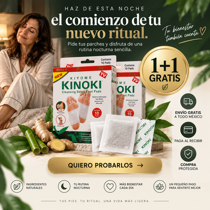 Parches Kinoki I Detox y Desinflamatorio I Compra 1 y Lleva 1 GRATIS
